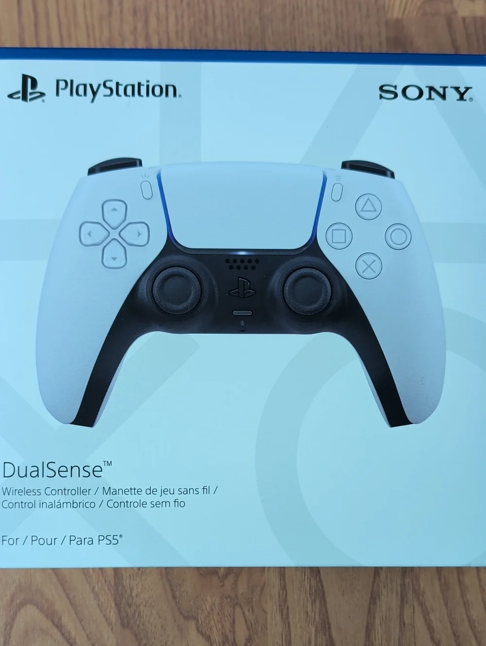 Sony DualSense PS5 Wireless Controller — White and Black